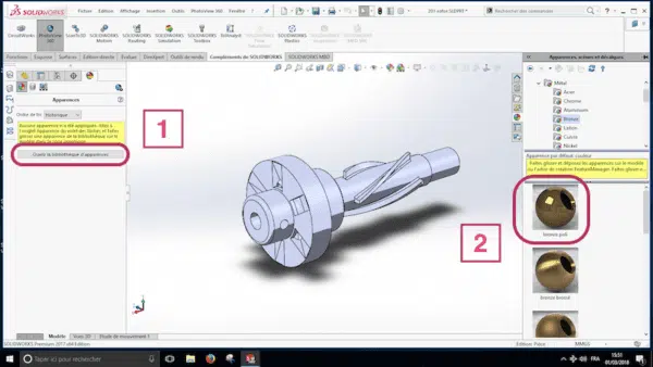 Appliquer une texture sur un model 3d