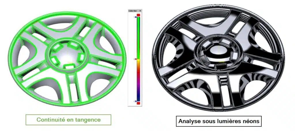 Analyse continuité en tangence surface