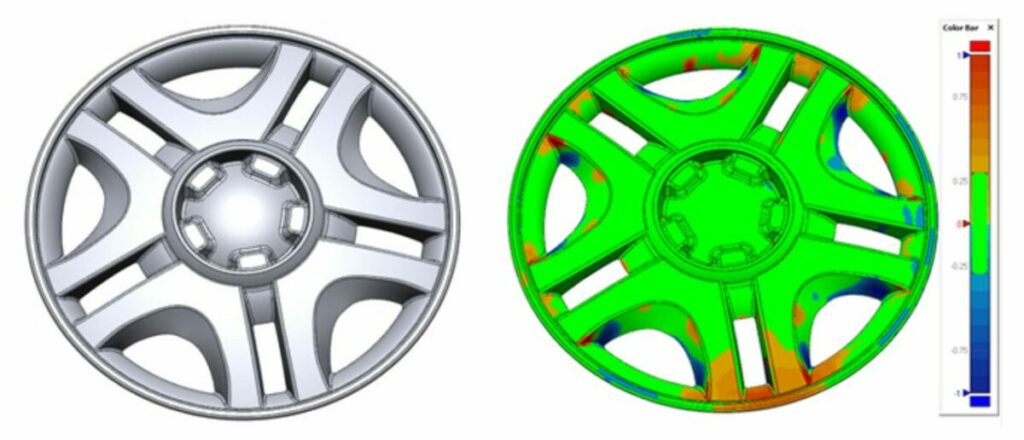 Analyse de la déviation CAD
