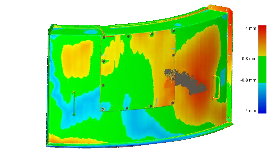 Inspection dimensionnelle carter industriel - eKmul