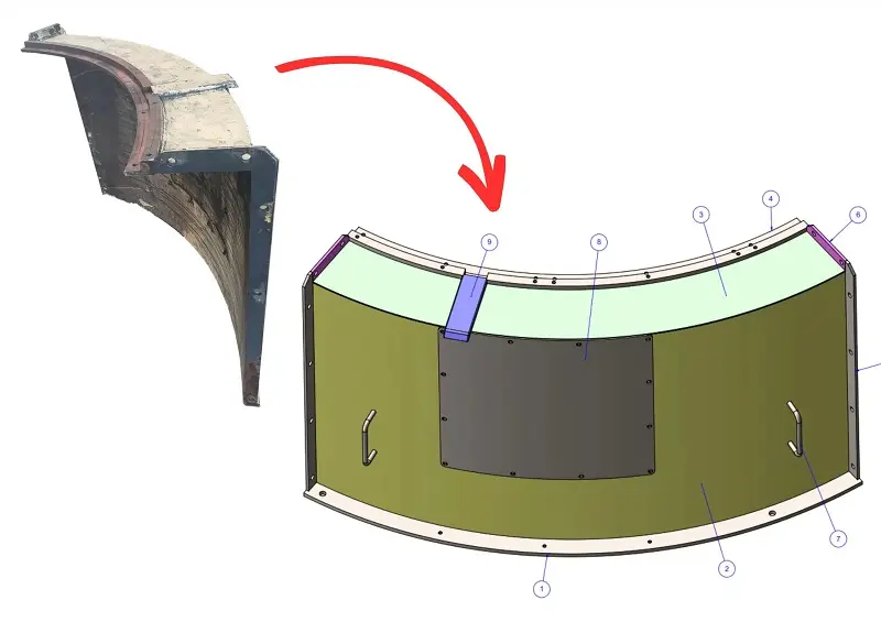 Scan de pièce métalliques en Bretagne